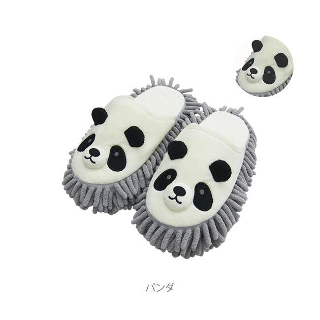 モップスリッパ INTERIOR COMPANY インテリアカンパニー 通販 マイクロファイバー スリッパ 手洗い かわいい おしゃれ どうぶつ アニマル  モップスリッパ |  | 11