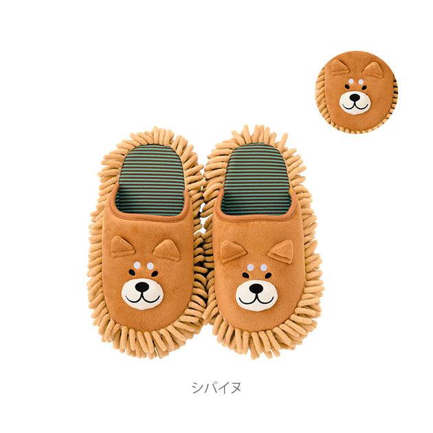 モップスリッパ INTERIOR COMPANY インテリアカンパニー 通販 マイクロファイバー スリッパ 手洗い かわいい おしゃれ どうぶつ アニマル  モップスリッパ |  | 12