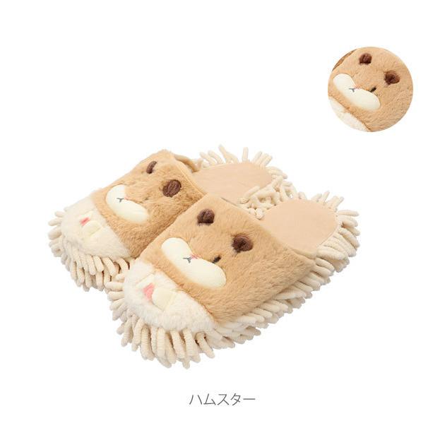 モップスリッパ INTERIOR COMPANY インテリアカンパニー 通販 マイクロファイバー スリッパ 手洗い かわいい おしゃれ どうぶつ アニマル  モップスリッパ |  | 14