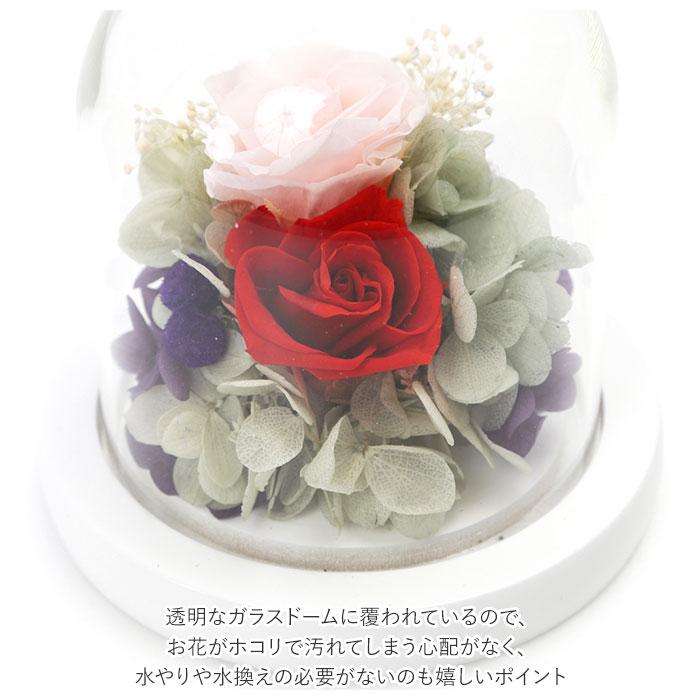ガラスドームフラワー/アレンジメント/プリザーブドフラワー/フラワードーム・:* プリザーブドフラワー ガラスドーム 通販 モチーフドーム