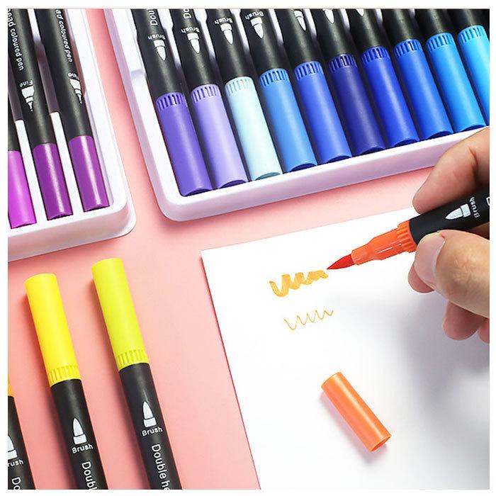 マーカーペン セット 80色 通販 水性ペン カラーペン カラーペンシル 水彩ペン 子供 キッズ お絵描き 太字 細字 イラストマーカー 筆記用具 文房具 筆記具 Mps80 Backyard Family ママタウン 通販 Yahoo ショッピング