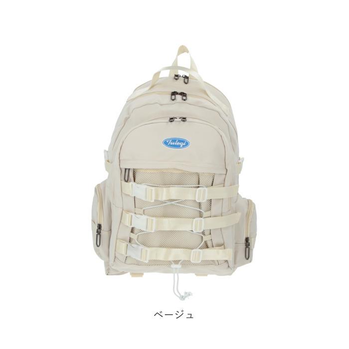 リュックバックパック 白ユニセックス 大容量ポケットが便利 高校生  