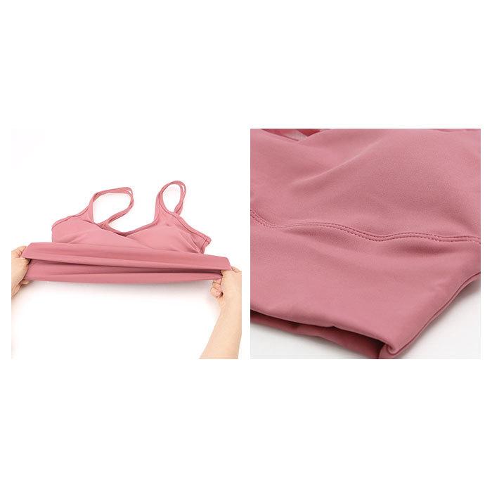 スポーツブラ 揺れない 通販 ノンワイヤー Wストラップ ジュニア ブラジャー ヨガウェア ヨガブラ ナイトブラ スポブラ サポートブラ ブラ スポーツブラ | ブランド登録なし | 12