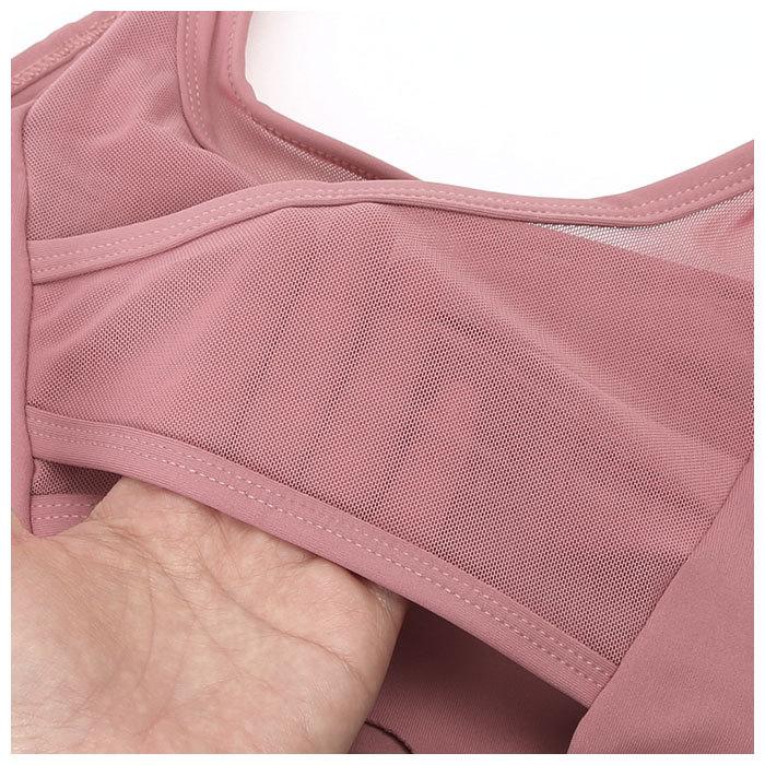 スポーツブラ 揺れない 通販 ノンワイヤー Wストラップ ジュニア ブラジャー ヨガウェア ヨガブラ ナイトブラ スポブラ サポートブラ ブラ スポーツブラ | ブランド登録なし | 07