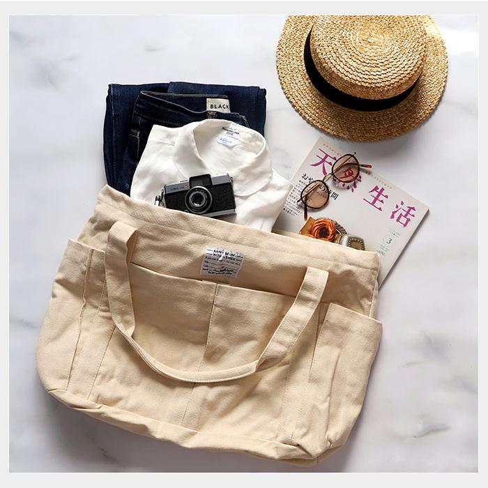 トートバッグ レディース 大きめ 好評 zip ジップ トートバック マザーズバッグ ママバッグ エコバッグ ベジバッグ キャンバス 布 コットン トートバッグ |  | 10