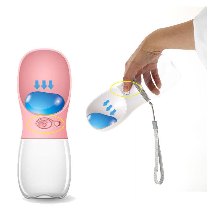 犬 ウォーターボトル 通販 ペット用水筒 水飲み ボトル ペット 水筒 猫 ねこ ネコ お散布 水分補給 給水ボトル 携帯用水飲み器 給水器 片手 簡単 いぬ イヌ 犬 |  | 04