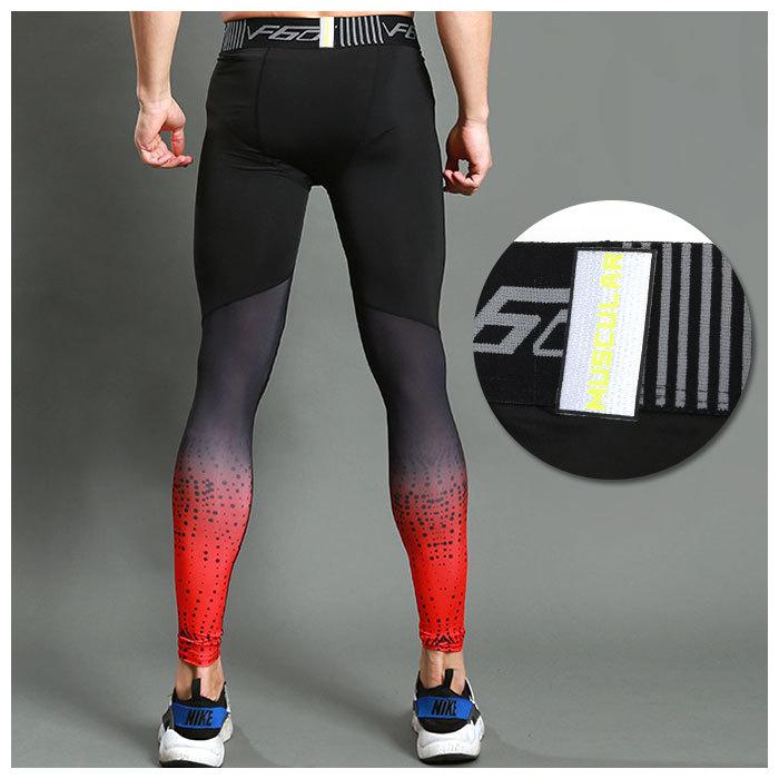 スポーツタイツ メンズ 通販 レディース レギンス スパッツ ランニングウェア スポーツウェア フィット 圧縮 デザイン ランニング フィットネス スポーツタイツ | ブランド登録なし | 08
