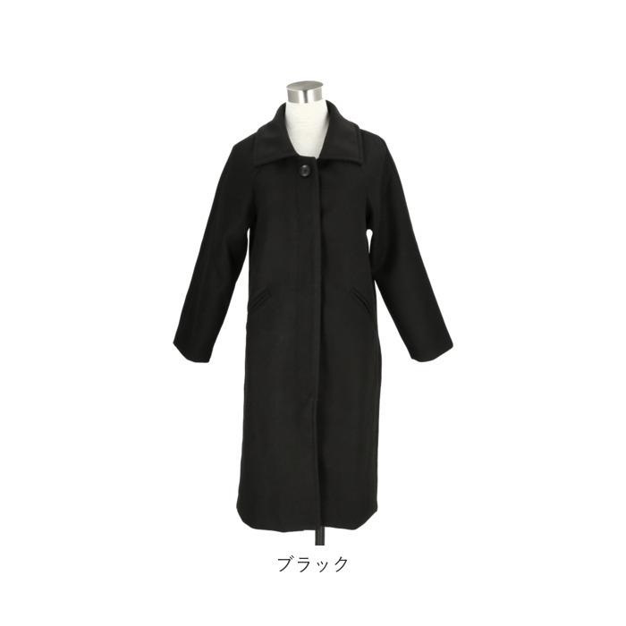 コート レディース 冬 ロング 通販 ステンカラーコート きれいめ 秋冬 おしゃれ 大人 かわいい 通学 通勤 暖かい あったか カジュアル シンプル コート | ブランド登録なし | 19