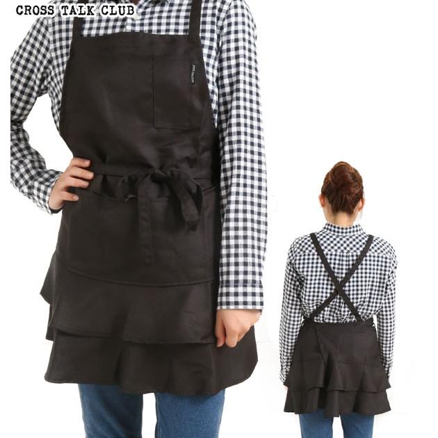 エプロン おしゃれ 保育士 無地 かわいい ショート レディース 撥水加工 ナチュラル カフェ フリル 動きやすい プロ シンプル 美容師 Backyard Family 通販 Paypayモール