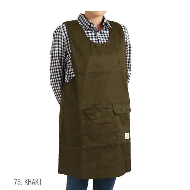 エプロン おしゃれ 保育士 無地 かわいい ショート レディース チュニック 撥水加工 ナチュラル カフェ 動きやすい プロ シンプル 美容師 | ブランド登録なし | 06