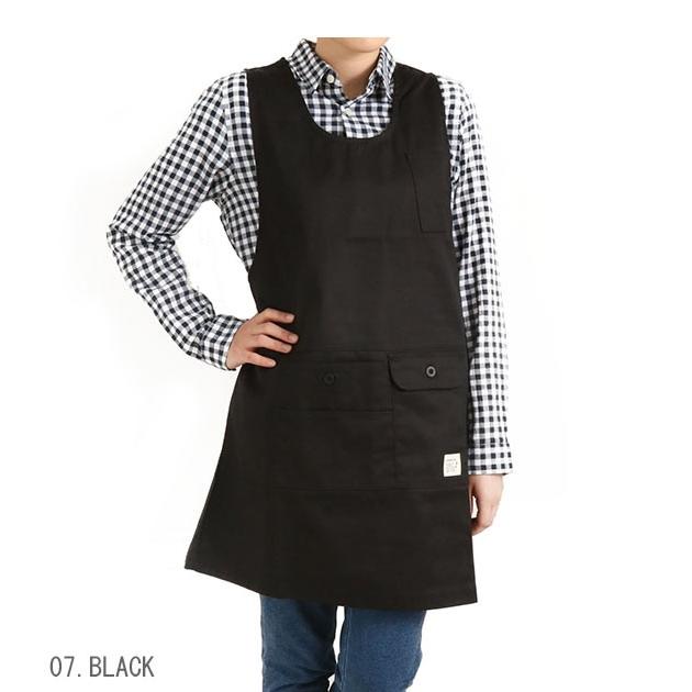 エプロン おしゃれ 保育士 無地 かわいい ショート レディース チュニック 撥水加工 ナチュラル カフェ 動きやすい プロ シンプル 美容師 | ブランド登録なし | 07