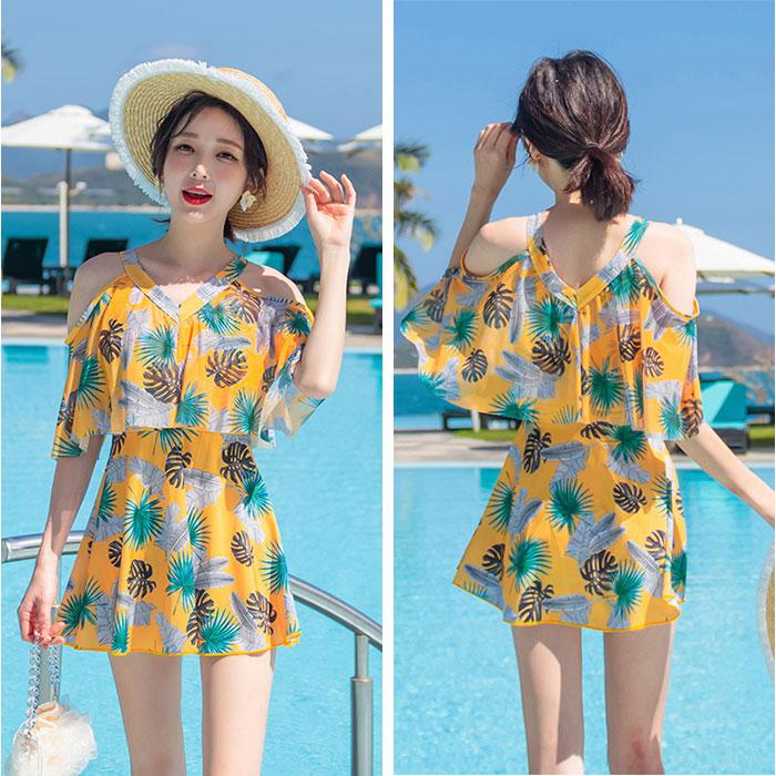 ワンピース水着 体型カバー レディース 通販 ワンピース 水着 レディース水着 みずぎ かわいい水着 スイムウェア ママ水着 ワンピ フリル ワンピース水着 |  | 02