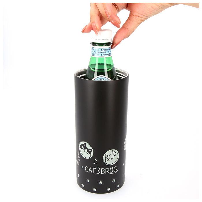 ペットボトルホルダー 保冷 通販 ステンレス 猫3兄弟 キャラクター 猫三兄弟 ステンレスボトル 保冷 保温 ボトルカバー 約 600 ペットボトルホルダー | BACKYARD FAMILY | 12