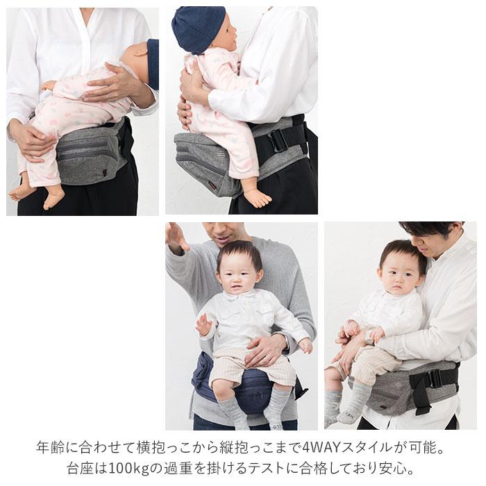 napnap ナップナップ　ヒップシート　抱っこ紐　4way napnap（ナップナップ） ヒップシート 通販 単品 台座 たためる ヒップ
