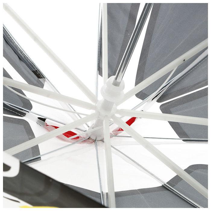 傘 子供用 男の子 通販 キッズ 子供 こども 47センチ 47cm かわいい 乗り物 のりもの 透明窓 1コマ 長傘 雨傘 光る ライト付き 音が鳴る サウンド付き 傘 |  | 06