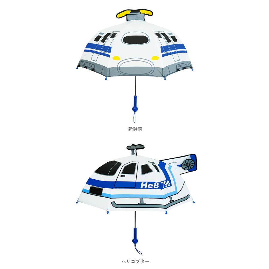 傘 子供用 男の子 通販 キッズ 子供 こども 47センチ 47cm かわいい 乗り物 のりもの 透明窓 1コマ 長傘 雨傘 光る ライト付き 音が鳴る サウンド付き 傘 |  | 12