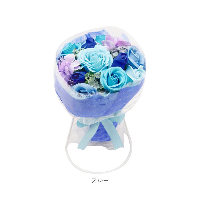 ブーケ 通販 石鹸素材 せっけん シャボン 香り ブーケスタンド付き クリアケース入り 長持ち 観賞用 フラワー デザイン お手入れ不要 かわいい お祝い ブーケ | ブランド登録なし | 11