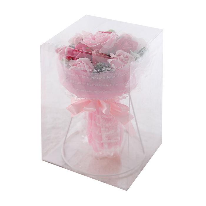 ブーケ 通販 石鹸素材 せっけん シャボン 香り ブーケスタンド付き クリアケース入り 長持ち 観賞用 フラワー デザイン お手入れ不要 かわいい お祝い ブーケ | ブランド登録なし | 06