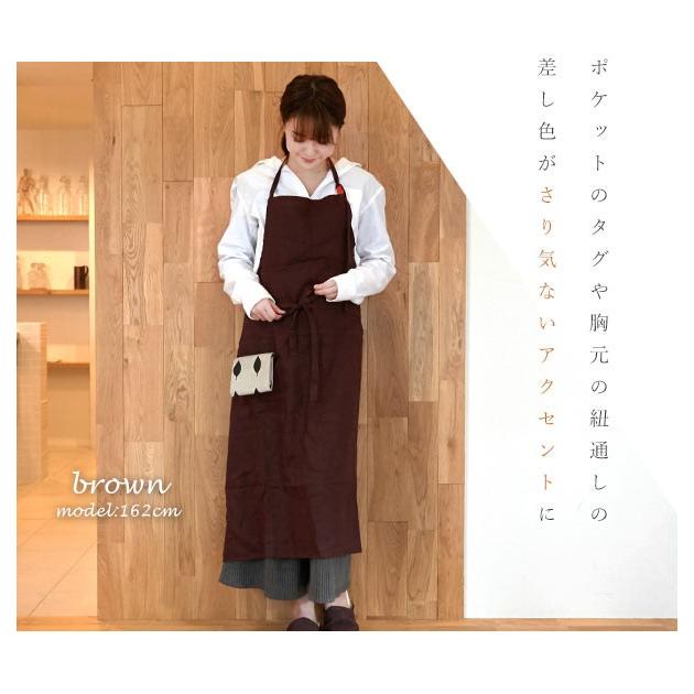 麻 ワークエプロン リネン エプロン 通販 ビブエプロン ロングエプロン 北欧 ナチュラル カジュアル シンプル ポケット ホルターネック 前紐 前掛け 麻 |  | 21