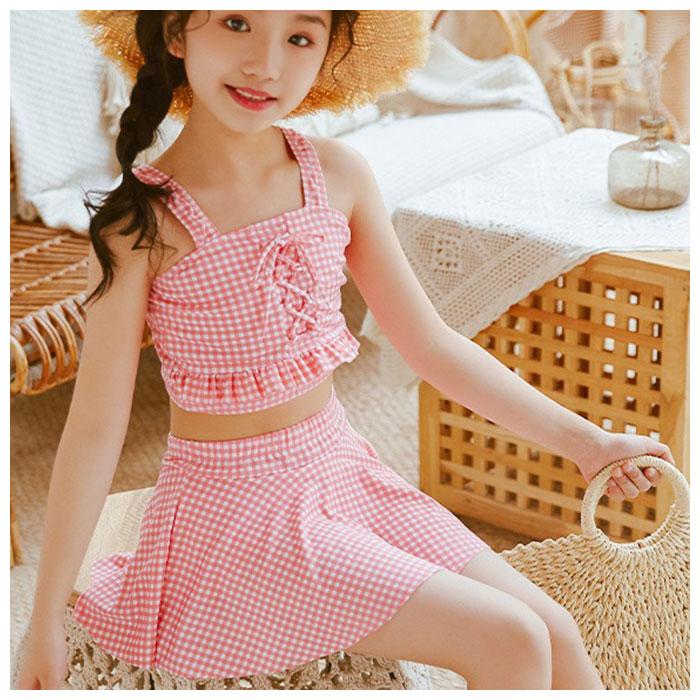 キッズ 水着 女の子 セパレート 通販 上下セット 2点セット スカート かわいい 女児用 キッズ水着 女の子水着 女児用 子供水着 水遊び キッズ ジュニア キッズ | ブランド登録なし | 02