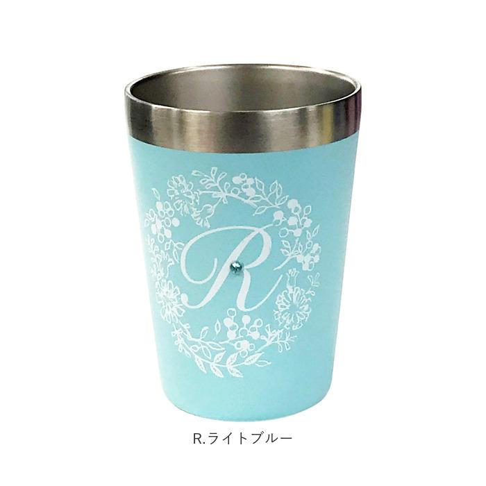 タンブラー 通販タンブラー 保温 保冷 おしゃれ ステンレス コンビニ かわいい 350ml イニシャル アルファベット ステンレスタンブラー タンブラー |  | 14