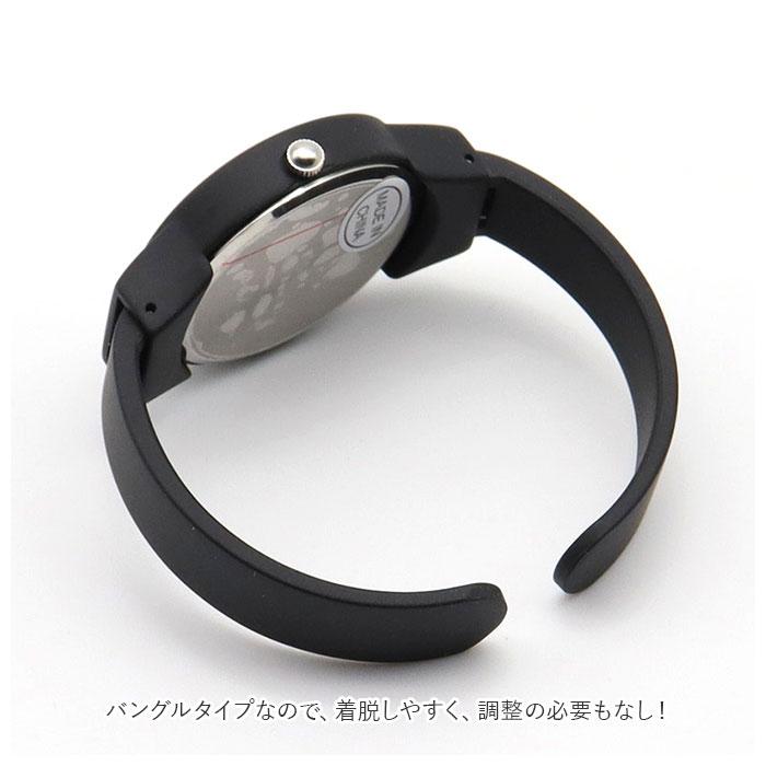 Plaisir プレジール 腕時計 レディース ハングル 通販 ニッケルフリー バングルウォッチ ウォッチ シリコン 着脱簡単 見やすい シンプル かわいい おしゃれ | mocha | 10