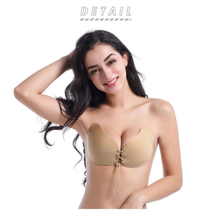 ヌーブラ 盛れる 粘着力 通販 シリコンブラ ブラジャー ストラップレスブラ 背中見せ ブラ ドレス用インナー 大きいサイズ 谷間 ノンワイヤー インナー Backyard Family 通販 Paypayモール