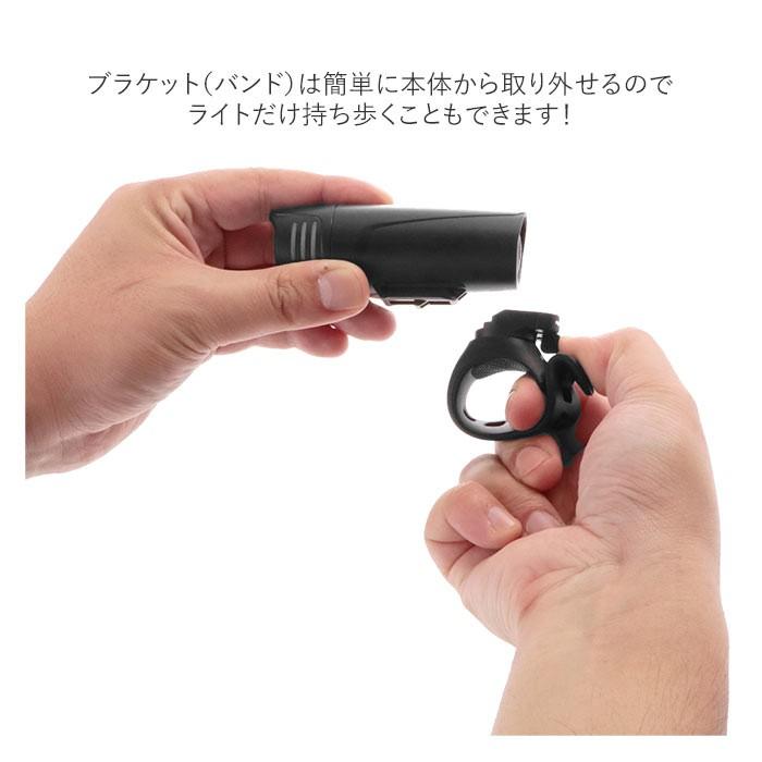自転車 ライト 明るい 通販 LED おしゃれ サイクリング 生活 防水 ハンドル取付タイプ 着脱簡単 夜 夜道 キャンプ アウトドア 自転車通勤 通学 取付簡単 自転車 | ブランド登録なし | 09