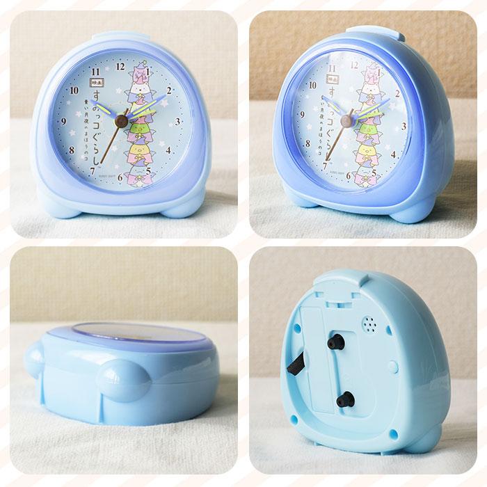 すみっコぐらし 目覚まし時計 通販 アラームクロック 置き時計 アナログ めざまし時計 置時計 子供 子ども おにぎり型 キッズ 女の子 おしゃれ すみっコぐらし | ブランド登録なし | 15