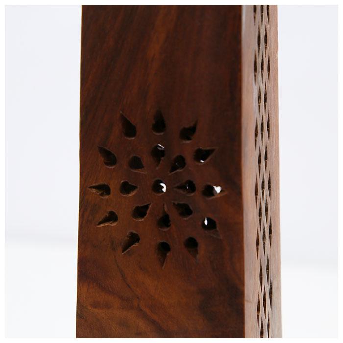 お香立て 通販お香立て おしゃれ 香立て 香立 かわいい おこうたて 香炉 受け皿 お香 皿 インセンスホルダー シーシャムウッド タワー型 木製 スタンド お香立て | BACKYARD FAMILY | 12