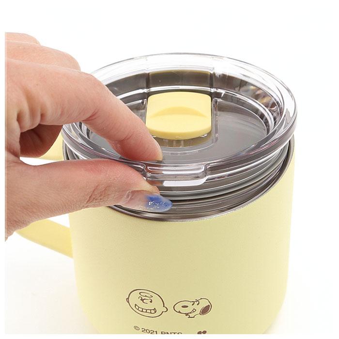 マグカップ フタ付 通販 マグ おしゃれ キャラクター スヌーピー グッズ 大人 向け 保温 保冷 キャラクター 蓋付き ふた付 ステンレス プーさん マグカップ | BACKYARD FAMILY | 12