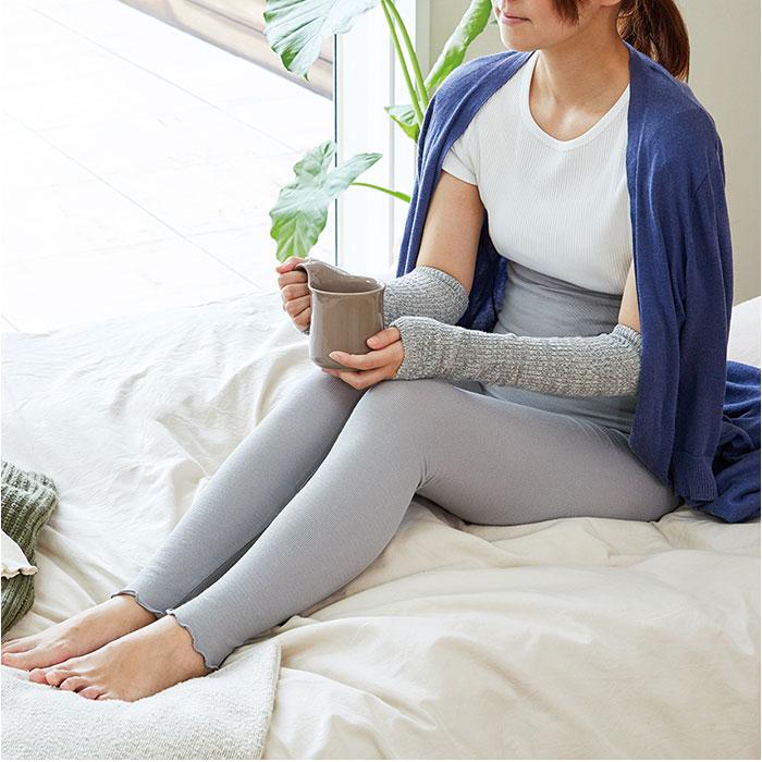 アームカバー 通販アームカバー レディース 可愛い アームウォーマー レッグウォーマー 2way 兼用 ロング オシャレ 手首 足首 温め あったか 温活  アームカバー | TOME