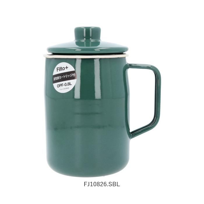 富士ホーロー 通販富士ホーロー オイルポット 0.8L フィルト 油こし器 おしゃれ 揚げ物 ホーロー 活性炭カートリッジ 調理器具 可愛い 琺瑯 ろ過 保存容器 コン |  | 16