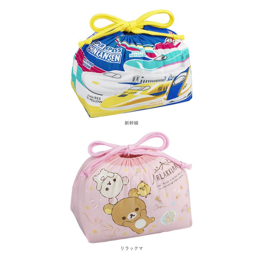 お弁当袋 通販お弁当袋 キャラクター 男の子 女の子 巾着袋 幼稚園 子供 弁当袋 きんちゃく 子ども キッズ おしゃれ かわいい 星のカービィ トーマス 新幹線 | Thomas | 22