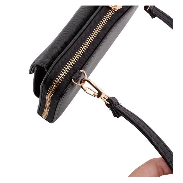 お財布ポシェット ママ 通販 お財布バッグ ショルダー お財布 ショルダーバッグ スマホ レディース お財布ショルダー 大容量 黒 ブラック お財布ポシェット |  | 07
