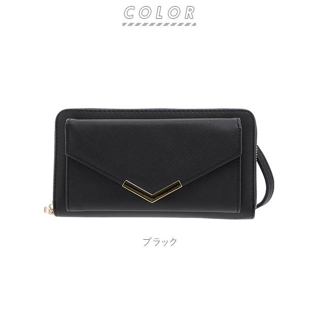 お財布ポシェット ママ 通販 お財布バッグ ショルダー お財布 ショルダーバッグ スマホ レディース お財布ショルダー 大容量 黒 ブラック お財布ポシェット |  | 09
