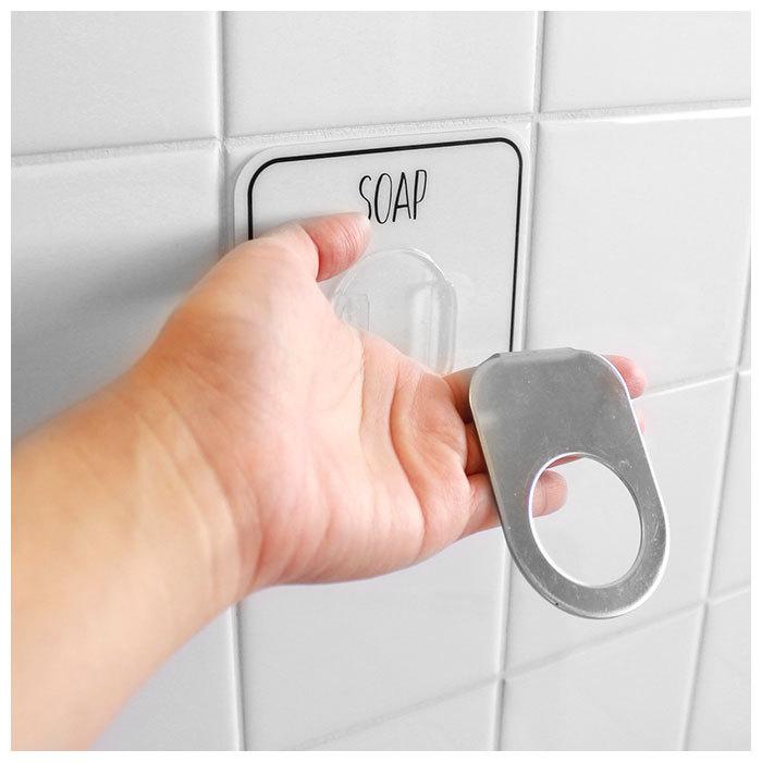 シャンプーボトル 通販シャンプーボトル フック ディスペンサーホルダー ボトルホルダー 浮かせる収納 お風呂 浮かせる お風呂場 シートフック シャンプーボトル |  | 06