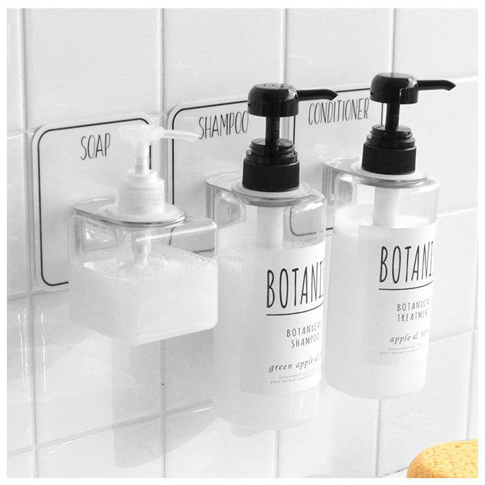 シャンプーボトル 通販シャンプーボトル フック ディスペンサーホルダー ボトルホルダー 浮かせる収納 お風呂 浮かせる お風呂場 シートフック シャンプーボトル |  | 07
