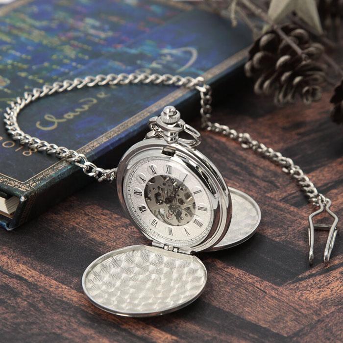 懐中時計 手巻き 通販 時計 アナログ時計 ナースウォッチ ポケットウォッチ 紳士 メンズ ローマ数字 機械式 キーホルダー 通勤 通学 キーリング 懐中時計 | 