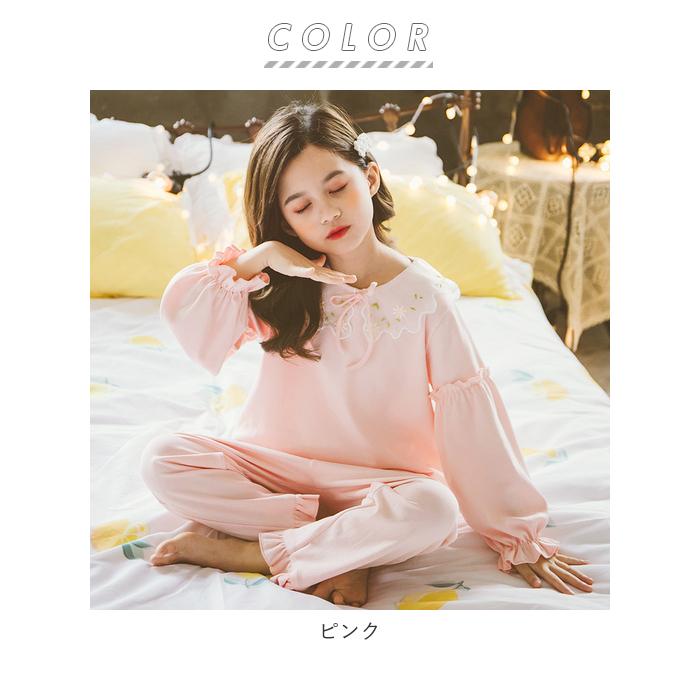 パジャマ 通販パジャマ キッズ 女の子 長袖 春 薄手 綿100% 可愛い 部屋着 ガールズ おしゃれ サイズ 110 120 130 140 150 160 レディース 寝巻き パジャマ |  | 10