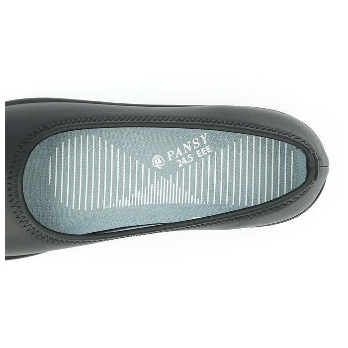 パンジー 通販パンジー パンプス 2323 pansy ローヒール おしゃれ コンフォートシューズ 疲れにくい 歩きやすい 雨靴 晴雨兼用 3e 幅広 抗菌 防臭 履きやすい | PANSY | 08
