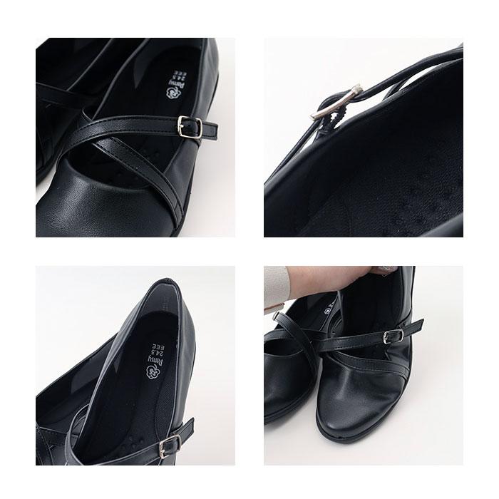 パンジー パンプス レディース 通販 甲ストラップ シューズ 靴 くつ 女性 婦人 オフィスシューズ 歩きやすい 履きやすい 軽量 軽い おしゃれ かわいい 通勤 | PANSY | 13