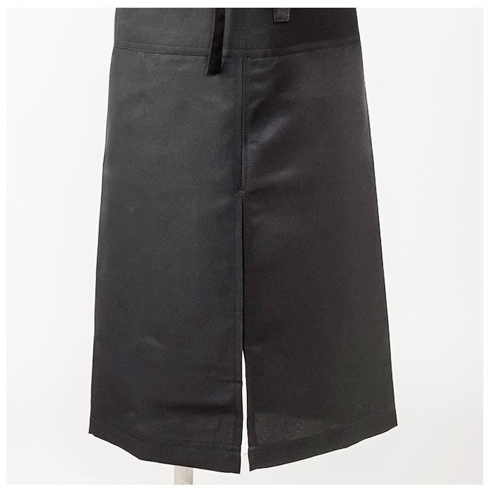 エプロン おしゃれ 通販  ナチュラル レディース メンズ 男女兼用 撥水加工 ロング丈 ブラック ワンピース フリーサイズ サロン カフェ 長め エプロン |  | 07