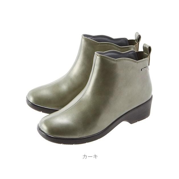 レインブーツ レディース ショート 通販 軽量 ヒール おしゃれ シンプル レインシューズ 長靴 ショート丈 雨靴 防水 ショートブーツ 黒 ブラック  レインブーツ | PANSY | 20