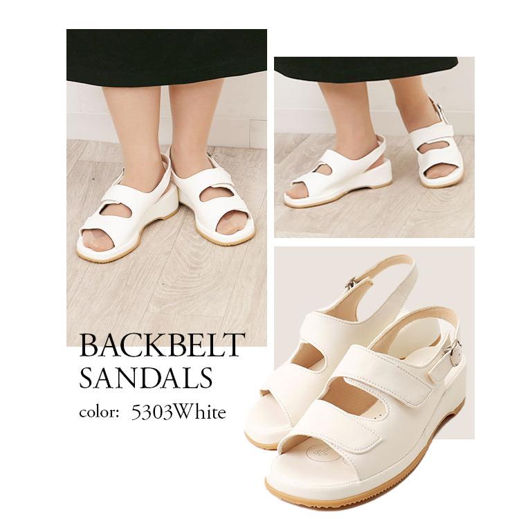 Pansy パンジー サンダル 定番 オフィスサンダル レディース ナースサンダル コンフォートサンダル バック ベルト 疲れない 疲れにくい サマーシューズ | PANSY | 18