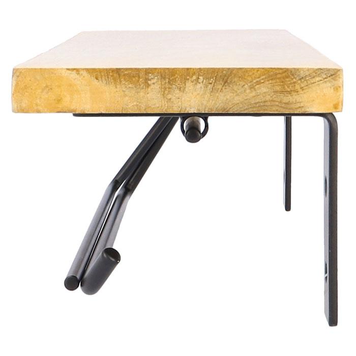 トイレットペーパーホルダー おしゃれ 通販 2連 ダブル  アイアン 木製 ホルダー シェルフ型 ブラック ホワイト ペーパーホルダー トイレットペーパーホルダー |  | 13