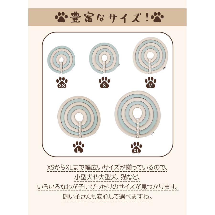 エリザベスカラー ソフト 犬 猫 好評 ドーナツ クッション ソフトエリザベスカラー ロングタイプ 柔らかい 術後 ペット 首 柔らか 傷口保護 エリザベスカラー |  | 14