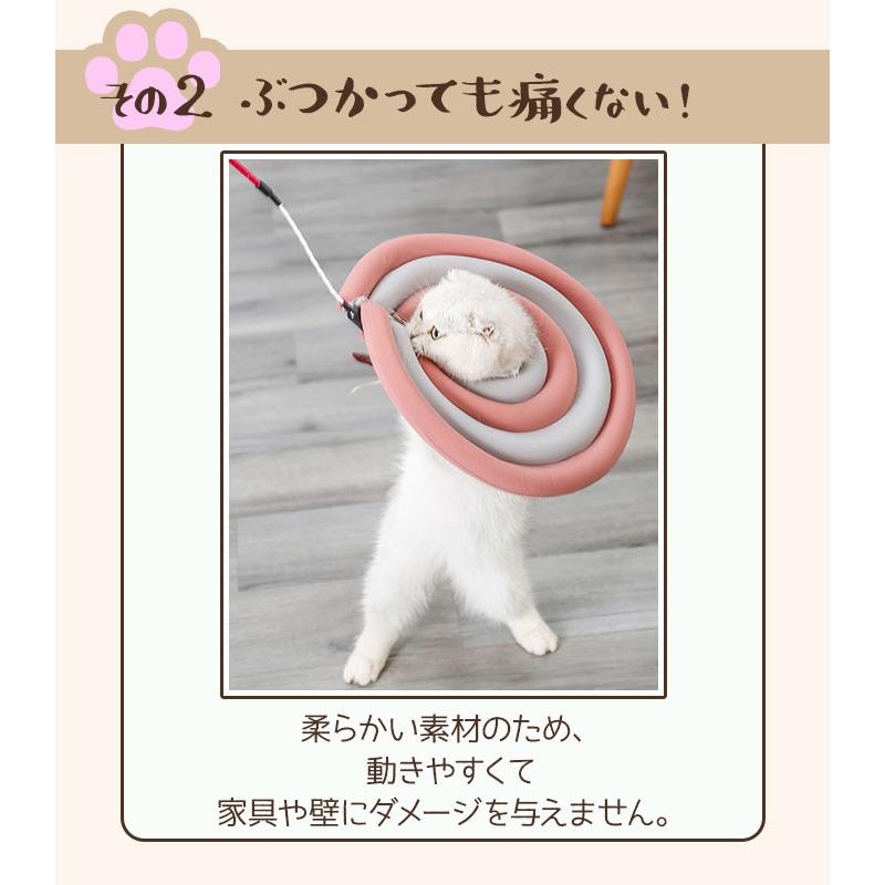 エリザベスカラー ソフト 犬 猫 好評 ドーナツ クッション ソフトエリザベスカラー ロングタイプ 柔らかい 術後 ペット 首 柔らか 傷口保護 エリザベスカラー |  | 07