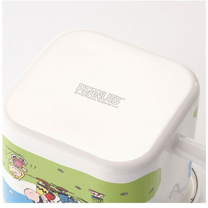 ホーロー 保存容器 スヌーピー 通販 味噌ポット 持ち手付き ホーローマルチスクエアポット ストッカー 容器 1.45L 琺瑯 ほうろう 直火 ガス火 IH対応 ホーロー | BACKYARD FAMILY | 10