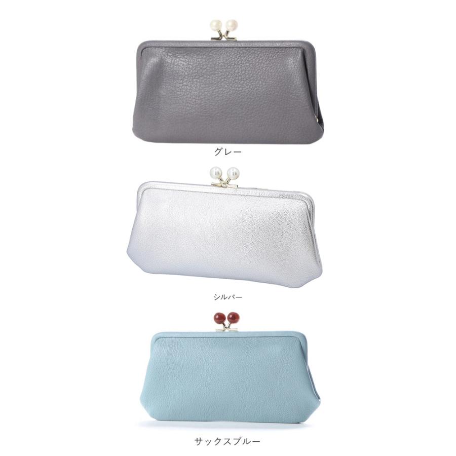 ペルケ 財布 perche 08-06-03161 通販 がま口 長財布 本革財布 がま口財布 がまぐち レディース 本革 レザー 山羊革 ブランド 大容量 カードがたくさん入る | perche | 30